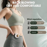 Portable Silent Mini Bladeless Electric Fan,Adjustable 3-speed Suspended Waist Fans,Phone Cooling Fan,Personal Fan,Rotating BodyFan Suitable for Outdoor Travel,fathersdaygift,rechargeable personal fan,handheld turbo fan,Perfect Gift