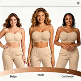 Stay Put Bandeau Bra, Strapless Bra Wireless Seamless Comfort Day