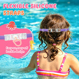 2 Pack Kids Swim Goggles for 3-15 UV Protection Anti-Fog High Definition Waterproof Adjustable Goggles for Boys and Girls - Safety anti-uv swimming goggles swim glass anti-fog swimming goggles Swimminggoggles Nose Clip Earplugs Nose Clip Noseclip