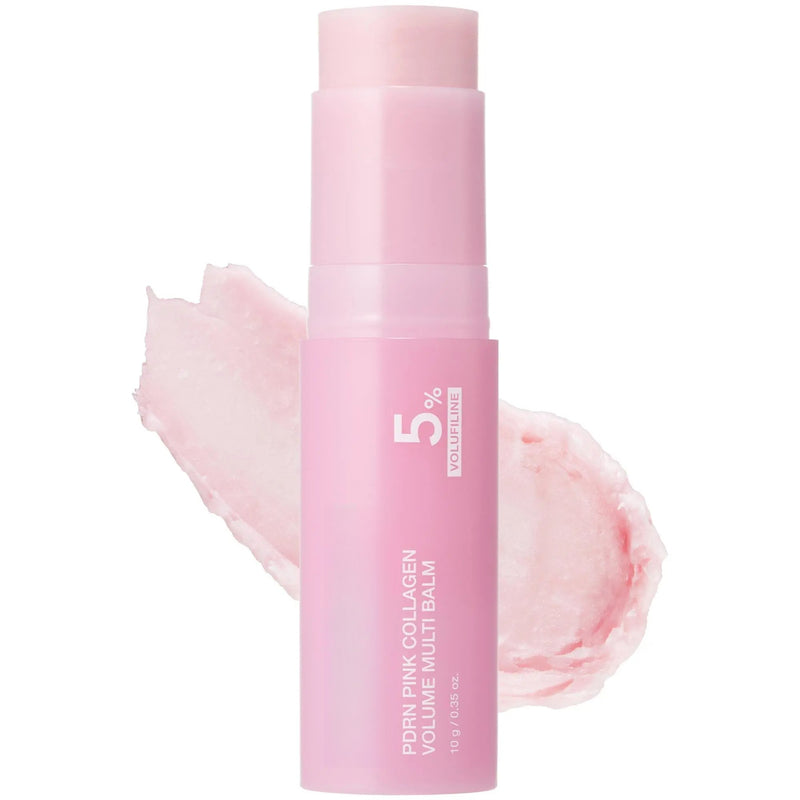 [NEW] Pink Collagen Volume Multi Balm | All In One Volufiline, PDRN, NAD Stick for Youthful-Looking, Helping Look of Fine Lines, Firming Care, Anti-Aging Care | For Under-Eyes, Neck, Forehead, Smile Lines, Lip Care | Korean Skincare