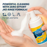 Automotive Fast-Acting Grimy Surface Restorer, 60-Second Car Window Cleaner for Vehicle Washing & Maintenance Powerful Multi-Purpose Foam stuff