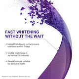 Purple Teeth Whitening Strips  With Free Cheek Retractor - 7/21 Whitening Sessions -Nano-Hydroxyapatite Safe for Enamel - Non Sensitive Teeth Whitening - Peroxide-Free