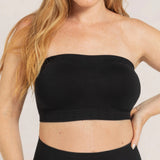 Convertible Strapless Bandeau Bra with Wireless Comfort, Anti-Slip Grip & Removable Straps Fit Outfits