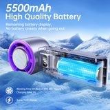 CoolHill  Portable fan Handheld High Speed Fan 199 Adjustable Levels Foldable for Summer  Travel Vacation Essentials& Outdoor Activities  cool fan