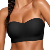 Stay Put Bandeau Bra, Strapless Bra Wireless Seamless Comfort Day