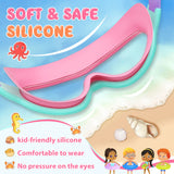 2 Pack Kids Swim Goggles for 3-15 UV Protection Anti-Fog High Definition Waterproof Adjustable Goggles for Boys and Girls - Safety anti-uv swimming goggles swim glass anti-fog swimming goggles Swimminggoggles Nose Clip Earplugs Nose Clip Noseclip